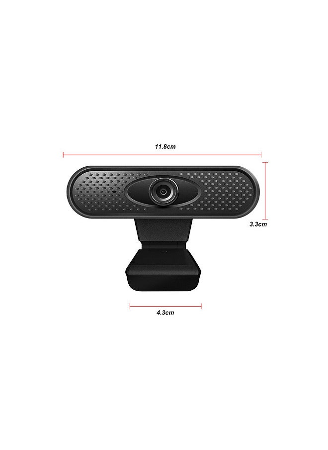Generic - Webcam 1080P HD Web Camera with Built-in HD Microphone USB Plug n Play Web Cam 1920 x 1080p - Image 1