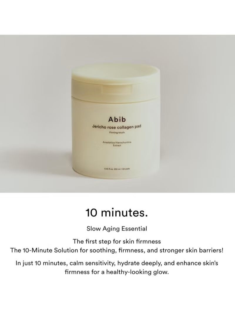 Abib Jericho Rose Collagen Pad Firming Touch 60 Pads - Image 2