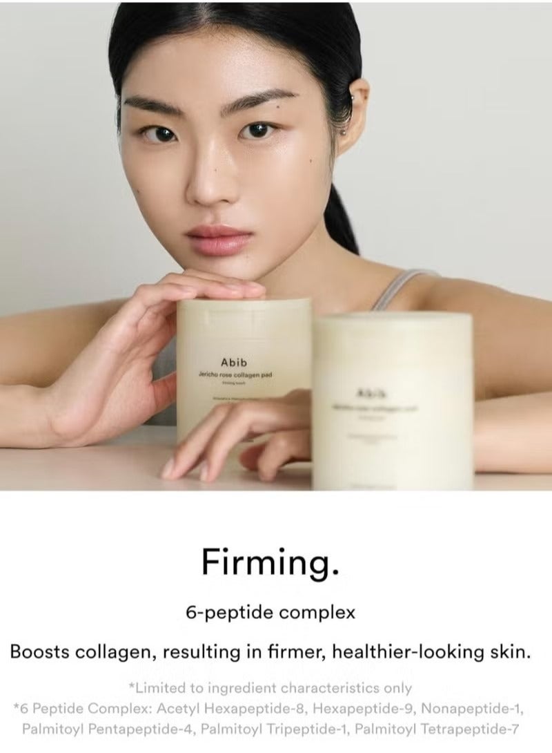 Abib Jericho Rose Collagen Pad Firming Touch 60 Pads - Image 3