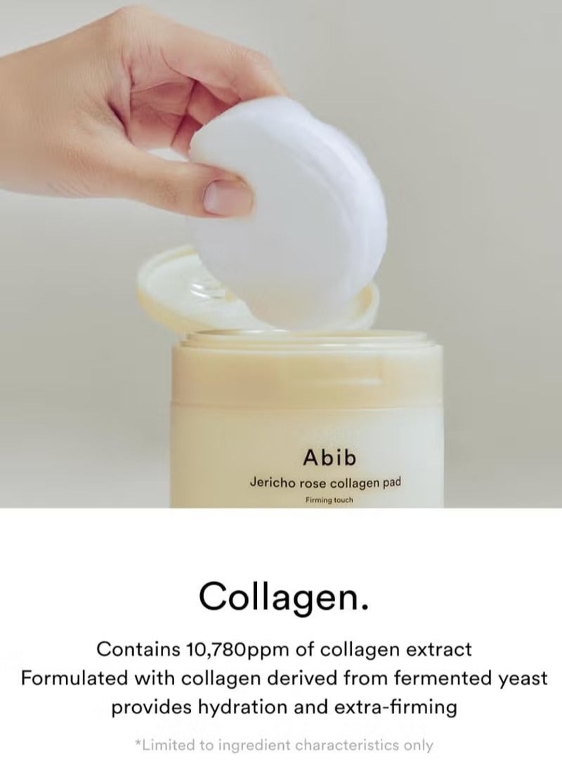 Abib Jericho Rose Collagen Pad Firming Touch 60 Pads - Image 5
