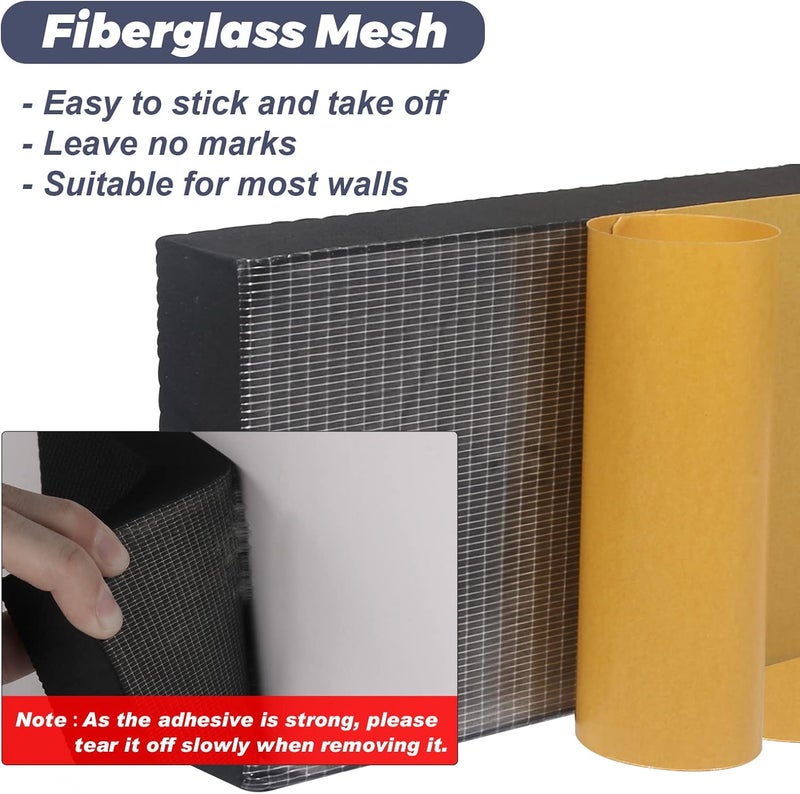 GameXcel حامي جدار المرآب واقي أبواب السيارات حراس المرآب واقيات EVA فوم سميك مقاوم للماء ذاتي اللصق وسادة جدار المرآب لأبواب السيارات مضادة للاصطدام 4 عبوات سوداء - Image 5