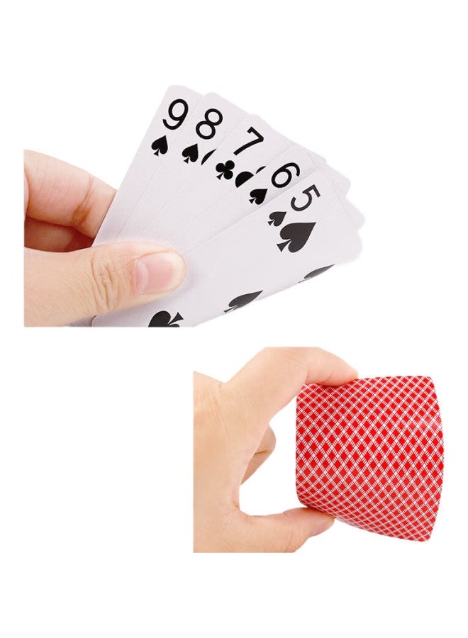 Yaoji Playing Cards, Durable And Thick Cards For Texas Hold'Em, Guandan, Doudizhu, 2018 Red, Full Set Of 10 Decks - Image 3