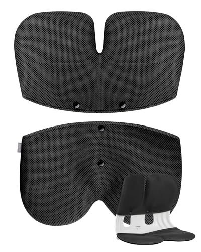 curble Grand Cover Detachable Cover for Adult Chair Ergonomic Chair Back Support and Lumbar Support Black