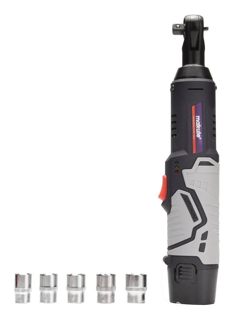 makute - Makute 12V Cordless Ratchet Wrench Set: Powerful, Versatile, and Convenient for Home, Cars, and Professional Works - Image 1