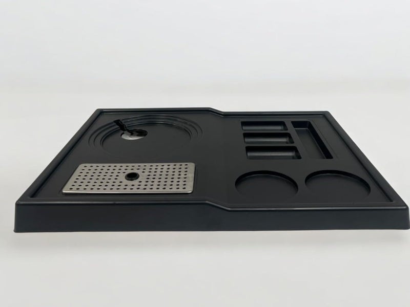 PAUL SONS Hospitality Kettle and Condiment Organizer Tray Made of ABS Plastic Square, Used for Hotels, Home use, or Office Black Size : (Pack of 1Pc) - Image 4