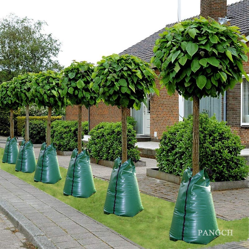 PANGCH Tree Watering Bag, 20 Gallon Slow Release Tree Watering Bags-Drip Irrigation Bag for Newly Planted or Established Trees (5 Pack) - Image 5
