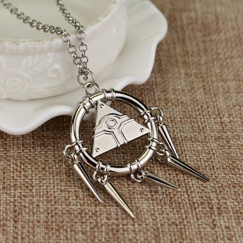 HC Yu-Gi-Oh! Metal Horus Eye Scepter Wisdom Wheel Building Blocks Pyramid Necklace Keychain - Image 1