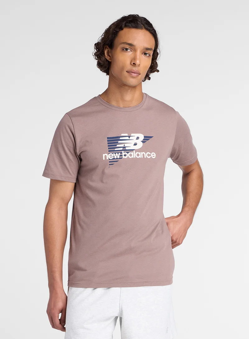 New Balance Heathertech Graphic T-Shirt