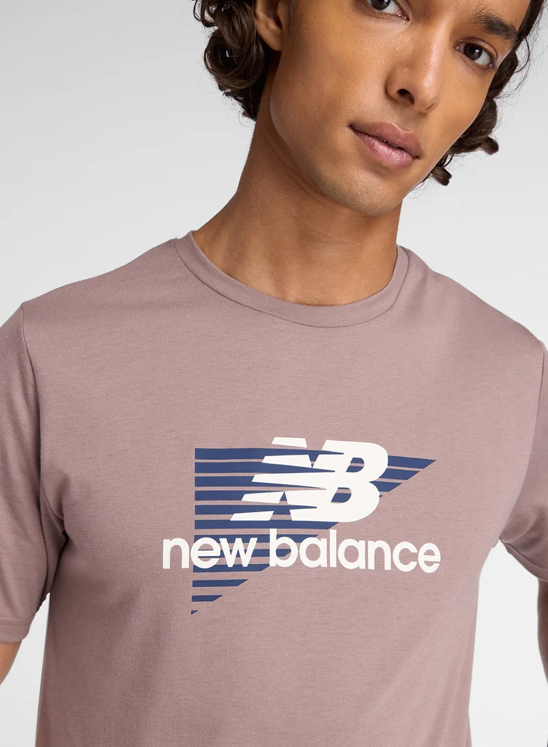 New Balance Heathertech Graphic T-Shirt