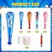 Seematn 16 Sets Inflatable Baseball Bats and Baseballs Set Includes 17 Inch Pow Inflatable Baseball Bats and 25 Inch Mini Foam Baseballs for Sports Party Favor Carnival Birthday Classic Colors - Image 4