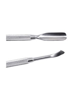 NIBEMINENT 2-Piece Stainless Steel Cuticle Pusher Silver  - Image 2