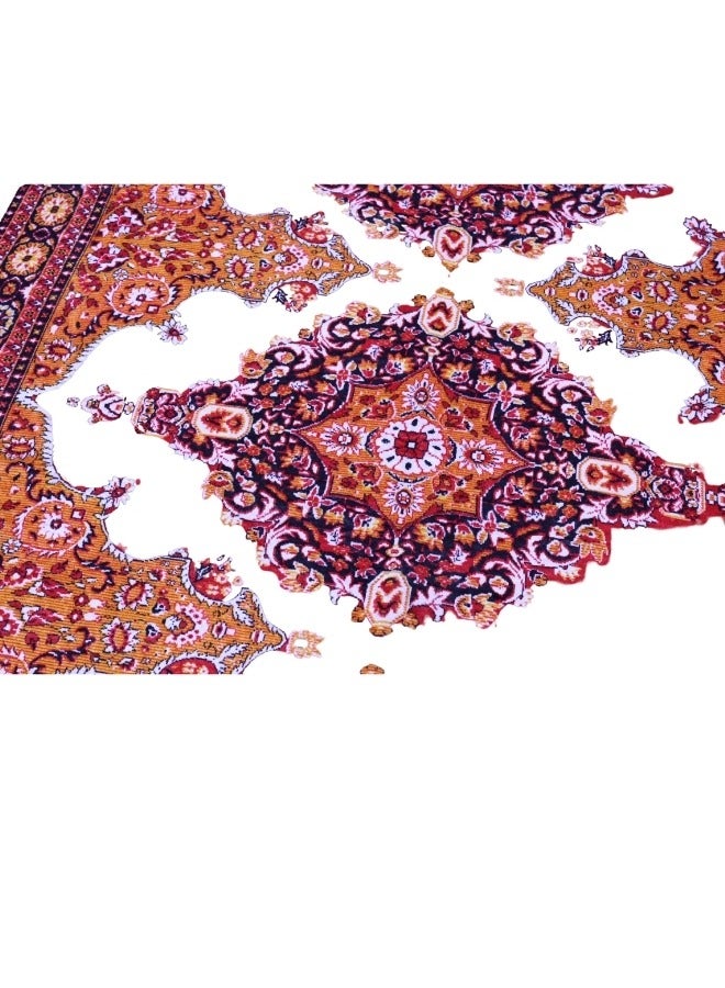 SMART HOME Padded ground seating mat for trips, camping, hiking, and wilderness, heritage rug, size 130X200 cm - Image 3