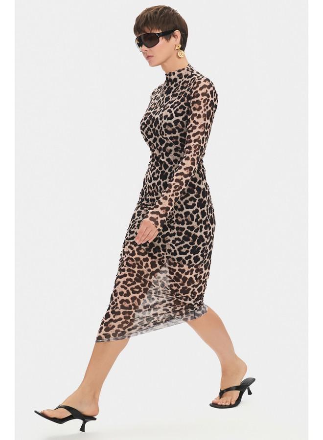 JUNE Leopard Print Dress - Image 2