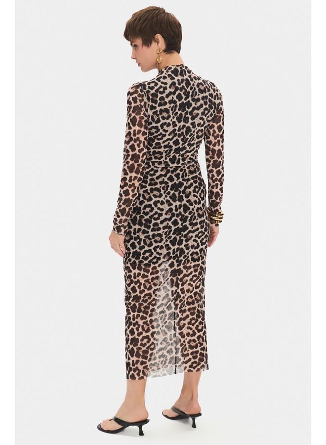 JUNE Leopard Print Dress - Image 5