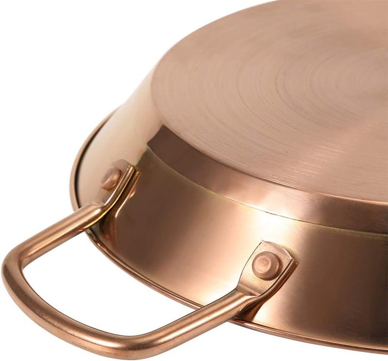 Stainless Steel Pot Seafood Tray, Kitchen Cooking Tool with Double Handle, 26cm Inner Diameter Composite Bottom for Induction Cooker, Electric Stove and Gas Stove, Durable Rust Res - Image 4