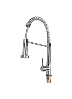 MODI Single Handle Spring Pull-Down Kitchen Faucet, Stainless Steel Finish, 360 Degree Swivel  - Image 1