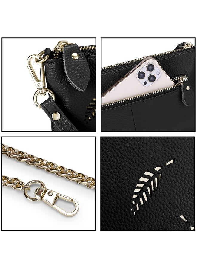 YALUXE Women'S Genuine Leather Wristlet Clutch Crossbody Phone Bags Wallet Purses And Handbags For Women - Image 5