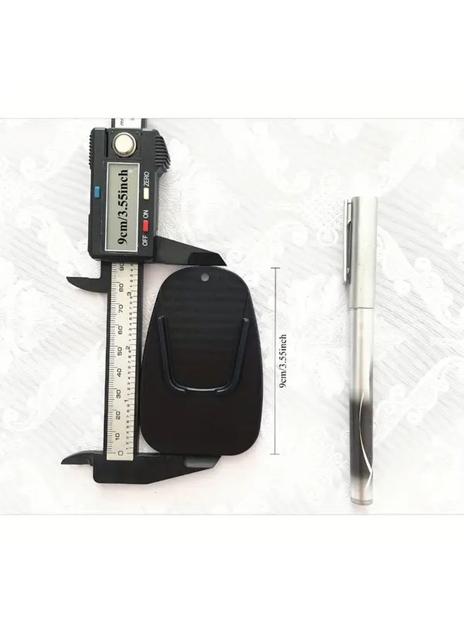 Universal Black Motorcycle Side Bracket Support Pad Footrest Accessory - Image 3