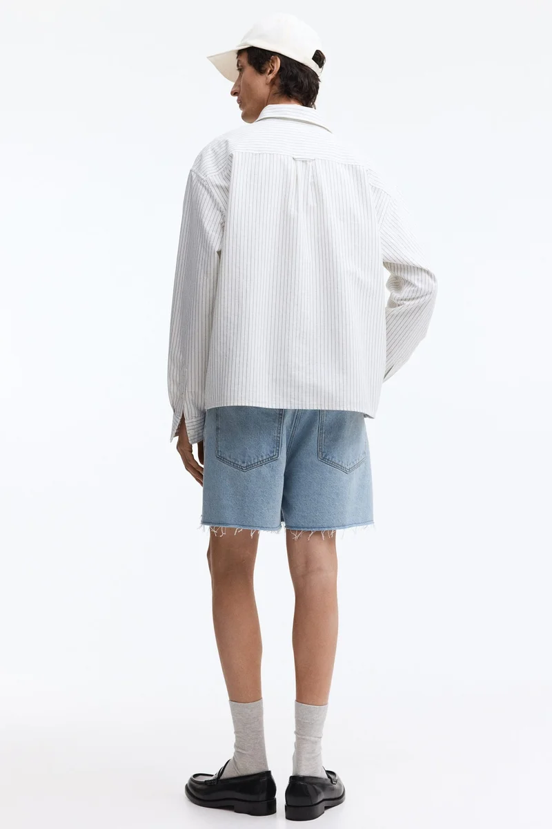 H&M  Baggy denim shorts for Men | Best Price UAE