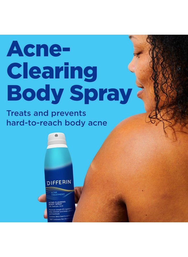 differin Differin Acne Body Spray, Acne Treatment with Salicylic Acid by the makers of Differin Gel, 360 Formula for Back Acne, Chest and Shoulders, 6 oz  - Image 2