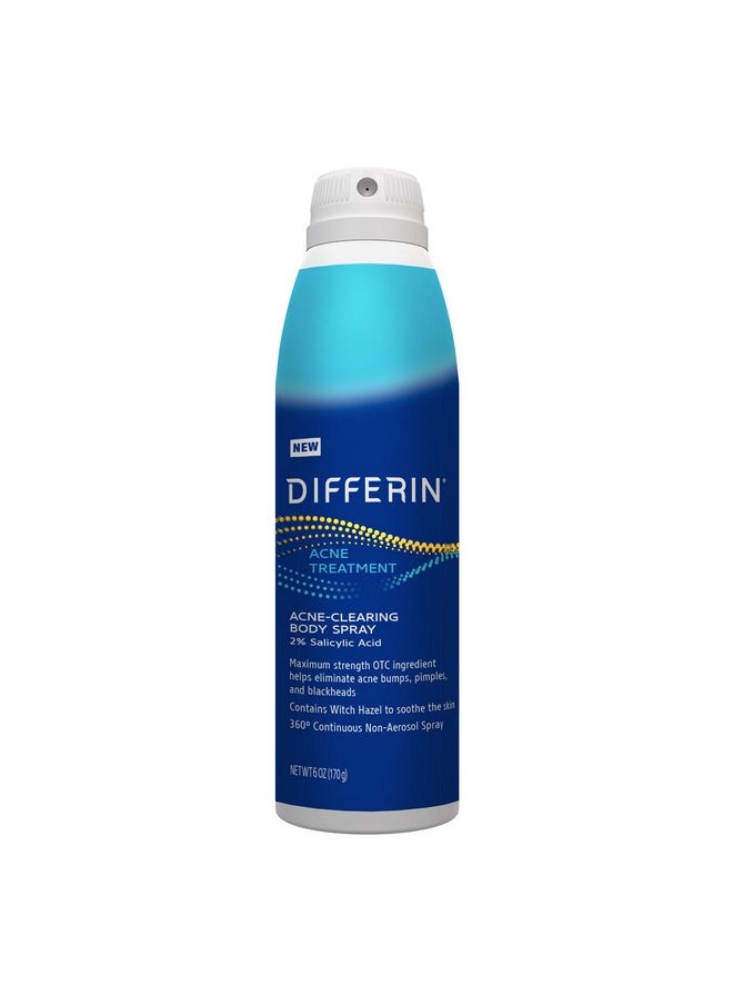 differin Differin Acne Body Spray, Acne Treatment with Salicylic Acid by the makers of Differin Gel, 360 Formula for Back Acne, Chest and Shoulders, 6 oz  - Image 1