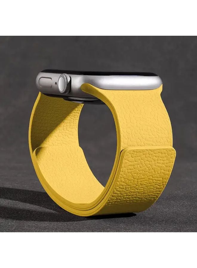 Antique White With Misty Blue Magnetic Band For Apple Watch 10 9 8 7 6 SE 5 4 3 2 1 Ultra 2 - Image 2