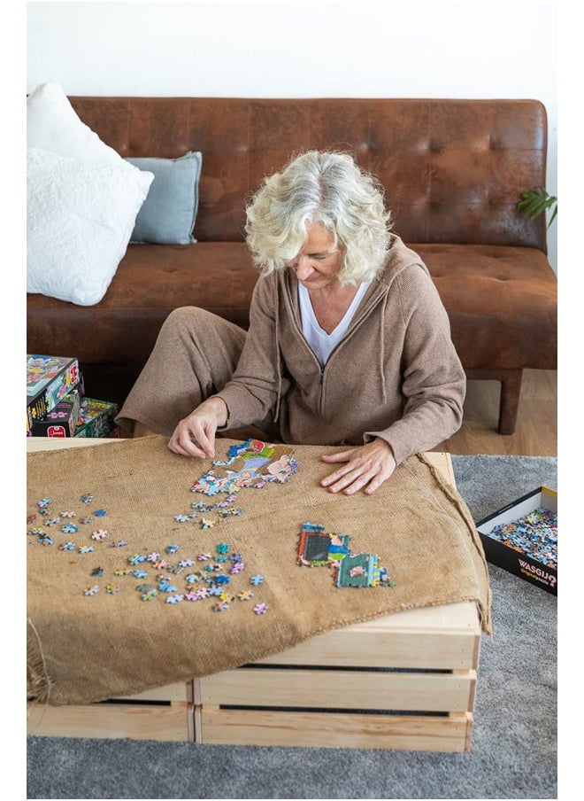 jumbo - Wasgij Retro Destiny 21 Highway Hold Up! Unique Collectable Jigsaw Puzzles For Adults 1000 Piece - Image 1