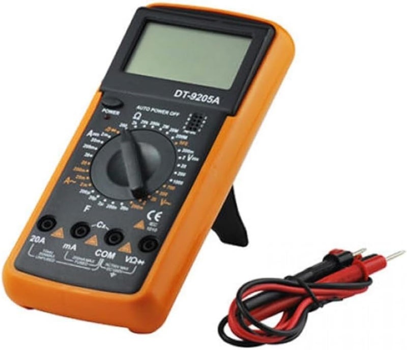 Digital multimeter – voltage meter – DC/AC voltage measurement, resistance & capacitance reading, continuity & diode test, safe overload protection, ideal handheld automotive and home electrical use - Image 3