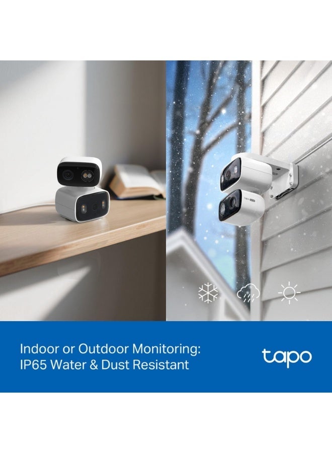 TP-LINK Tapo C246D Indoor/ Outdoor Dual Lens Pan/ Tilt Security Camera - Image 2