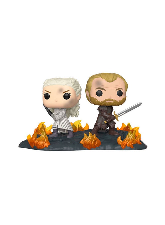 NIBEMINENT Pop Game Of Thrones Daenerys And Jorah With Swords Vinyl Figure 3.75inch - Image 1