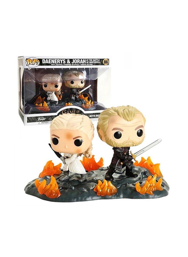 NIBEMINENT Pop Game Of Thrones Daenerys And Jorah With Swords Vinyl Figure 3.75inch - Image 2