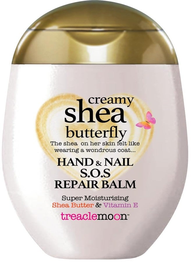 Treaclemoon Creamy Shea Butterfly Super Moisturizing Hand Cream 75ml | Intensive Hand & Nail Repair Balm | Best for Dry, Cracked Hands with Shea Butter & Vitamin E | Fast-Absorbing & Non-Greasy - Image 2