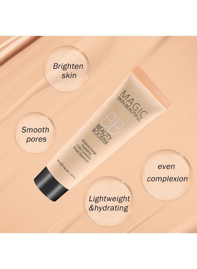 Boobeen Hydrating Bb Cream Fullcoverage Foundation&Concealer Color Correcting Cream Tinted Moisturizer Bb Cream For All Skin Types Evens Skin Tone - Image 4