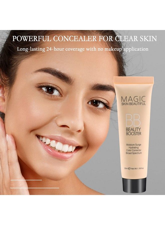Boobeen Hydrating Bb Cream Fullcoverage Foundation&Concealer Color Correcting Cream Tinted Moisturizer Bb Cream For All Skin Types Evens Skin Tone - Image 5