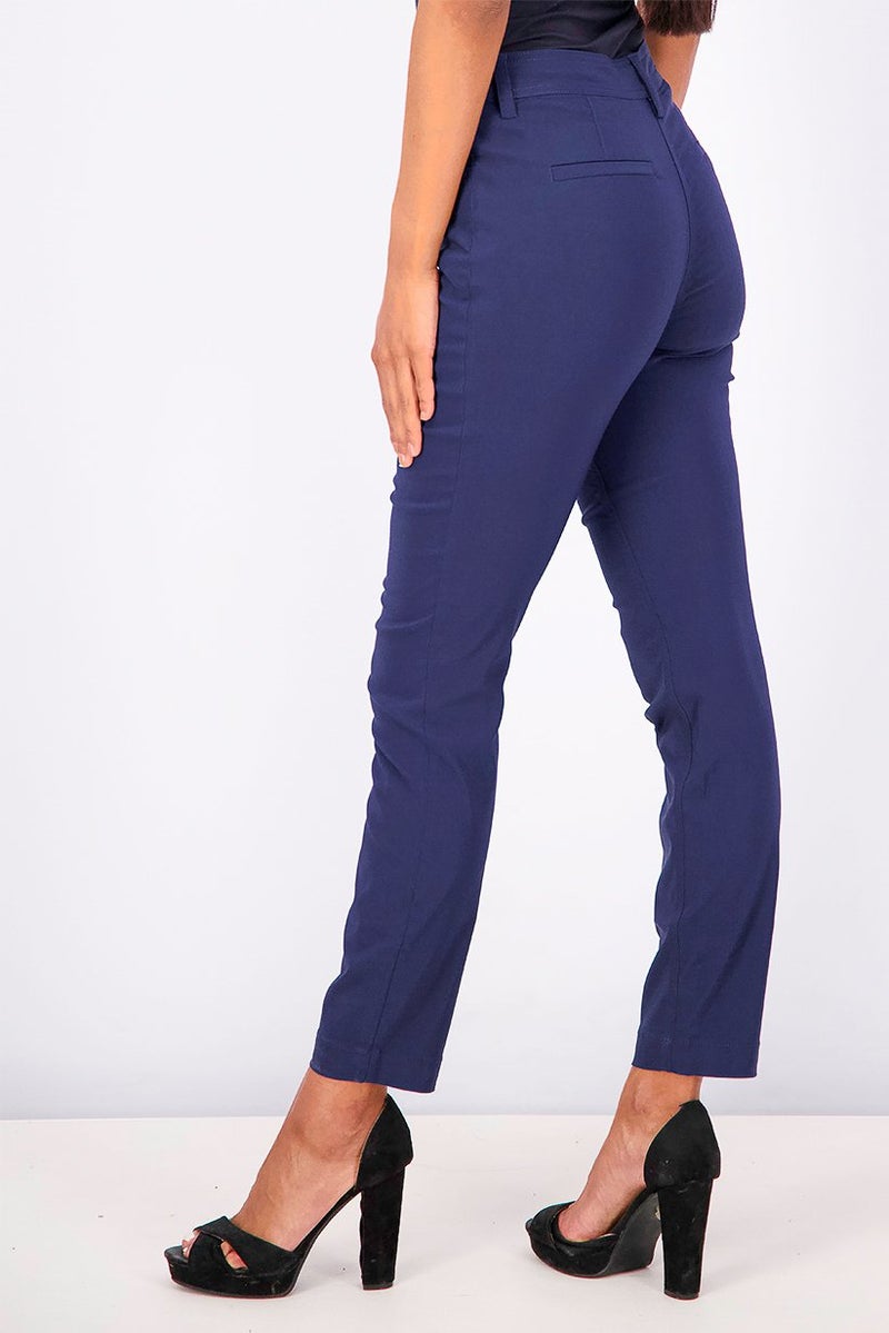 Tchibo Women Bengalin Hose Trouser, Navy Blue - Image 2