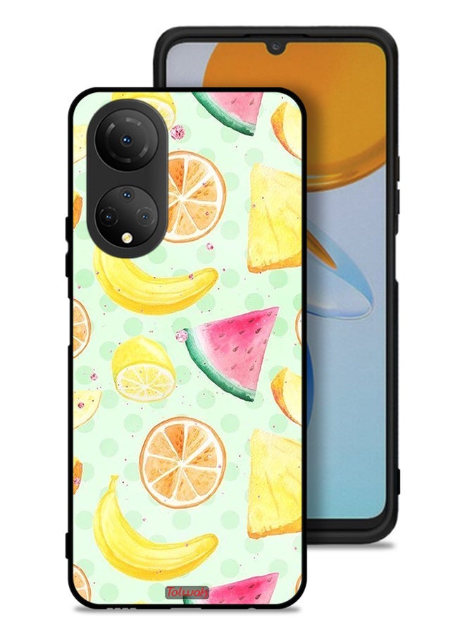 Tolwak Honor X7 Protective Case Cover Fruits Watercolor Art - Image 1