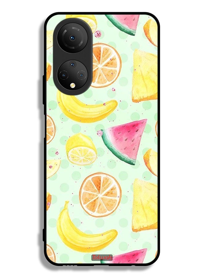 Tolwak Honor X7 Protective Case Cover Fruits Watercolor Art - Image 2