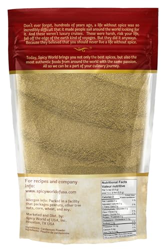 Spicy World Ground Cardamom Powder Cardamon 35 Ounce Bag - Image 5