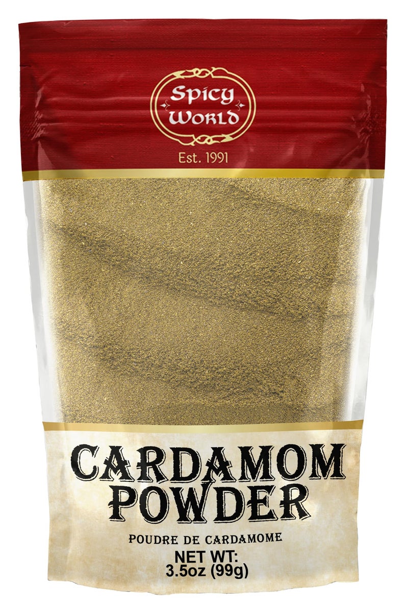 Spicy World Ground Cardamom Powder Cardamon 35 Ounce Bag - Image 3