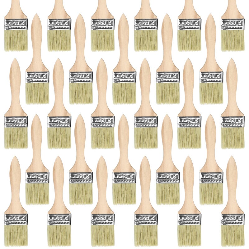 UPlama Paint and Chip Paint Brushes for Paint Stains Varnishes Watercolor Wood Wall FurnitureBrush Cleaner 48 2 inch