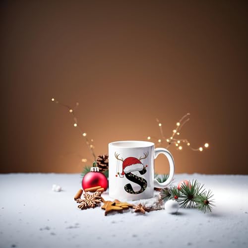 DAYS " Christmas Alphabet Word Printed Ceramic Mug, Christmas Xmas Coffee Mug Gift for Kids Boy Girls, Coffee Cup Mug Gift (S) - Image 5