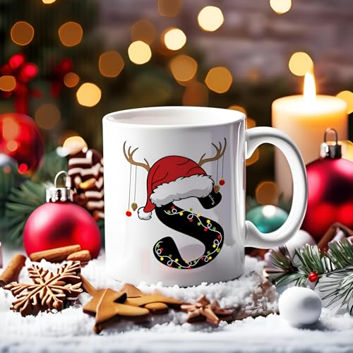 DAYS " Christmas Alphabet Word Printed Ceramic Mug, Christmas Xmas Coffee Mug Gift for Kids Boy Girls, Coffee Cup Mug Gift (S) - Image 2