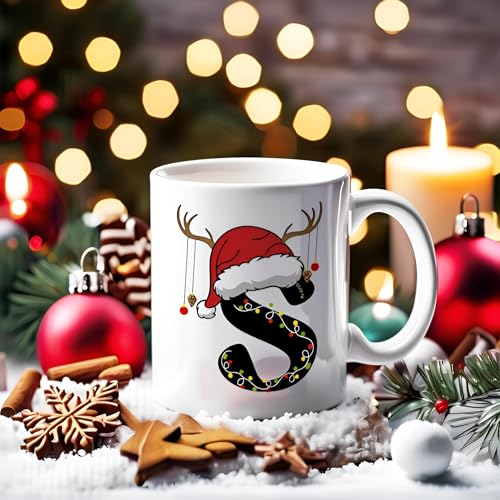 DAYS " Christmas Alphabet Word Printed Ceramic Mug, Christmas Xmas Coffee Mug Gift for Kids Boy Girls, Coffee Cup Mug Gift (S) - Image 4