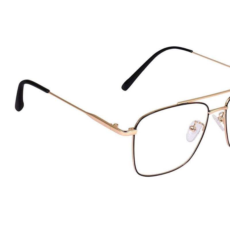 Dervin Blue Light Blocking Blue Cut Zero Power anti-glare Retro Square Eyeglasses, Frame for Eye Protection from UV by Computer/Tablet/Laptop/Mobile - Image 3