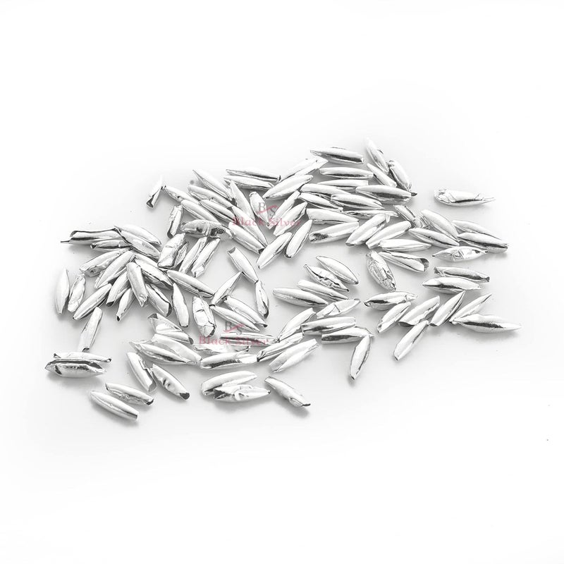 DHRUVS COLLECTION 925 Pure Silver 108 RiceChawal Ke Daane for Home Decor Pooja Gift Purpose Donation - Image 1
