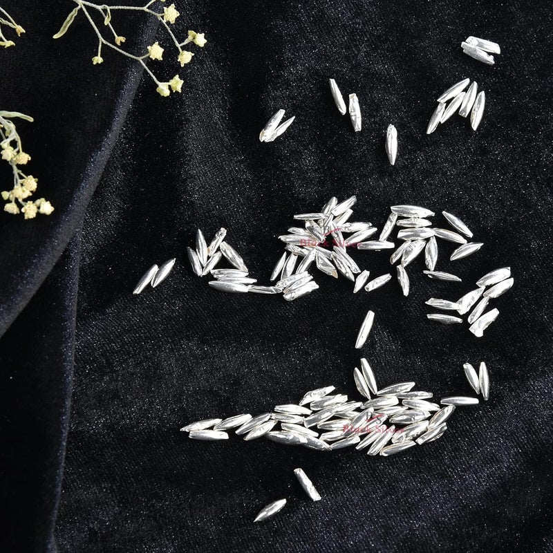 DHRUVS COLLECTION 925 Pure Silver 108 RiceChawal Ke Daane for Home Decor Pooja Gift Purpose Donation - Image 4