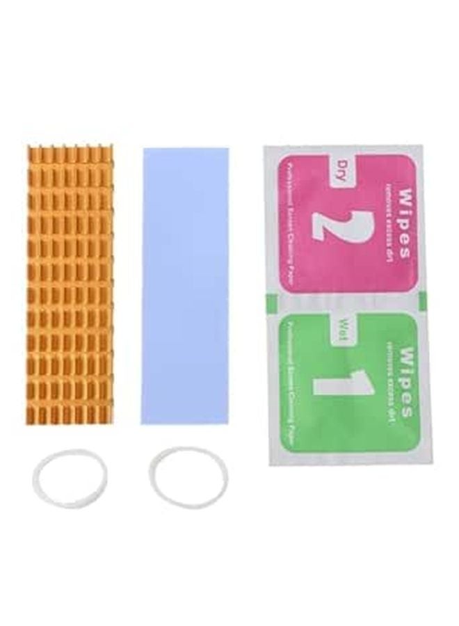 مشتت حرارة من الألومنيوم لتبريد M.2 2280 NVME SSD مع وسائد حرارية - Image 1