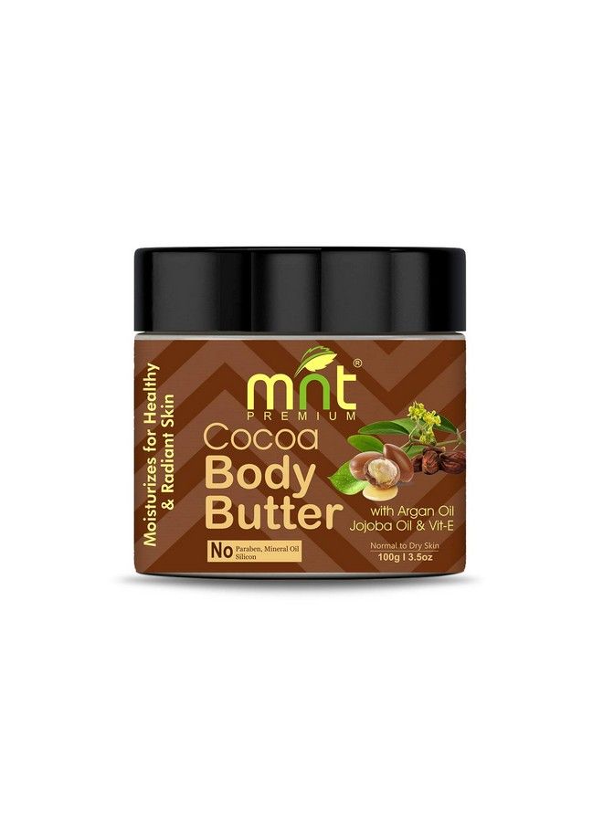 MNT Cocoa Body Butter With Argan Oil Jojoba Oil & Vitamine For Healthy & Radiant Skin (100G) - Image 2