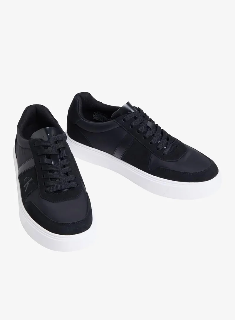 Calvin Klein Jeans Leather Signature Logo Trainers
