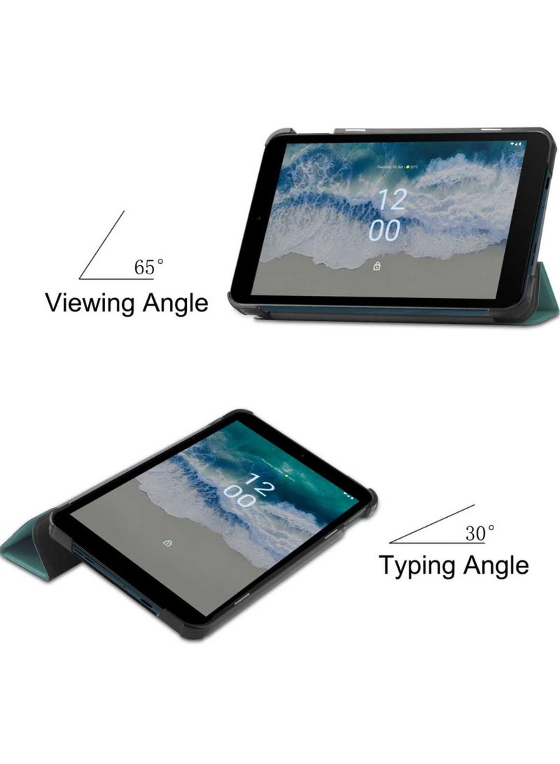 Nokia T10 Case,Slim Light Hard Shell Nokia T10 Tablet Smart Cover for Nokia T10 8 inch 2022 Model Tablet,Green - Image 5